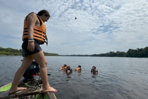 Baño en el Lago Tarapoto