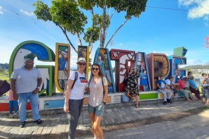 El letrero "Guatapé"